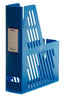 Revistero plástico azul Archivo 2000 para organización