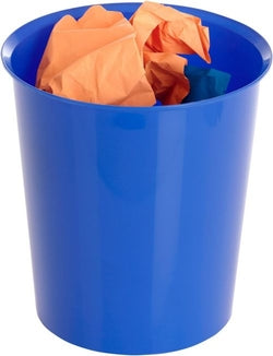 Papelera azul 18L Archivo 2000 para oficina y hogar