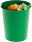 Papelera de plástico verde 18L Archivo 2000 para oficina y hogar