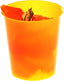 Papelera plástica naranja Archivo 2000 para oficina y hogar