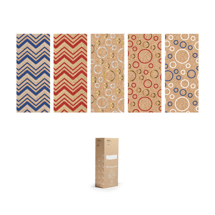 EXPOSITOR 50 ROLLOS PAPEL REGALO ZIG ZAG BURBUJAS 70X200 | WONDER WRAPPER | ENVASE 50 UDS. UNIDAD | 8429640000041 Imagen principal del producto