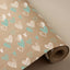 Papel regalo bobina 62 cm Kraft corazones Wonder Wrapper