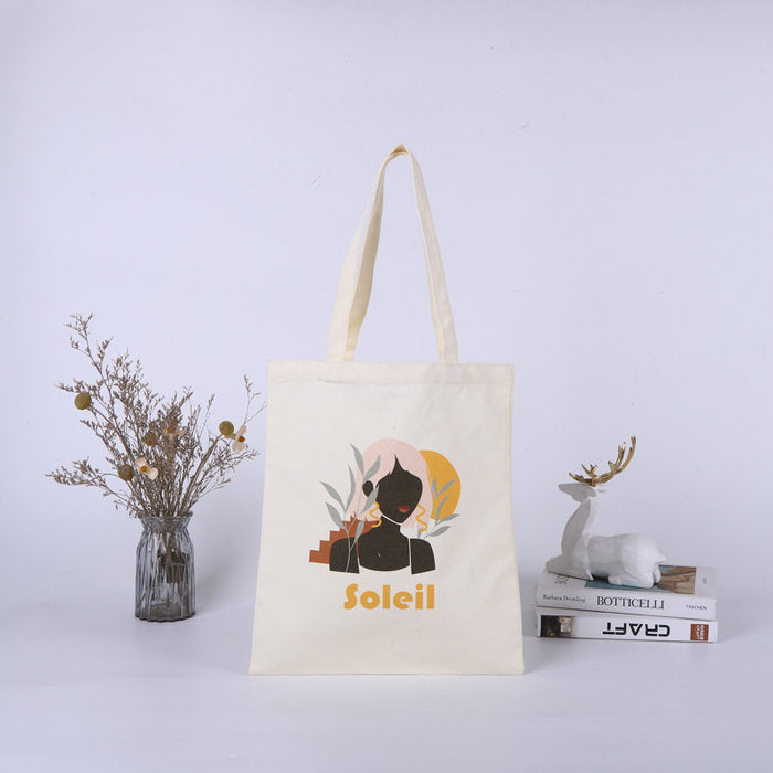 BOLSA CANVAS NATURAL 40X35CM DISEÃO SOLEIL | WONDER WRAPPER | 1 UNIDAD | 8429640001376