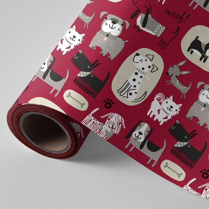 BOBINA REGALO 31CM 2KG INFANTIL PERRITOS | WONDER WRAPPER | 1 UNIDAD | 8429640002236 Imagen principal del producto