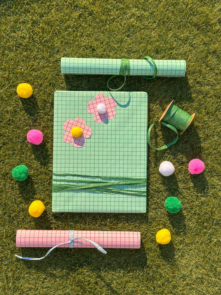 Papel de regalo bobina 31cm 2kg Mesh Verde Wonder Wrapper