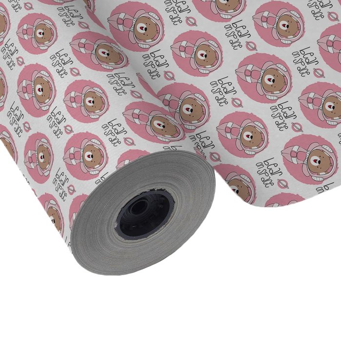 PAPEL REGALO BOBINA 31CM 2K INFANTIL OSO ASTRONAUTA ROSA | WONDER WRAPPER | 1 UNIDAD | 8429640022210 Imagen principal del producto