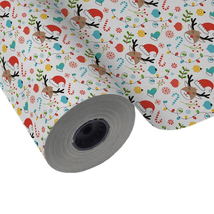 Papel regalo bobina 62 cm Navidad Rudolf WONDER WRAPPER