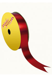 Cinta Roja 19 mm PRYSE metalizada laminada para manualidades y regalos