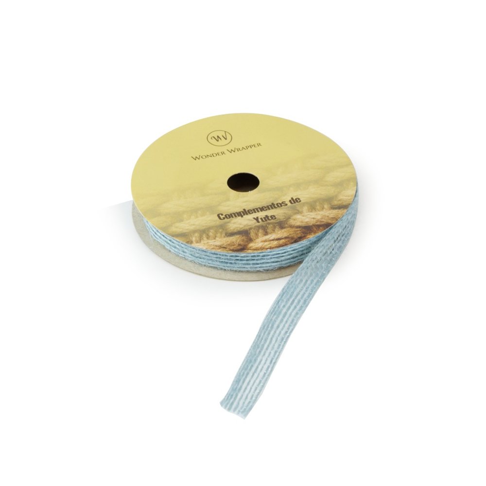 Cinta de Yute 10mm 3 metros Azul Wonder Wrapper Imagen principal del producto
