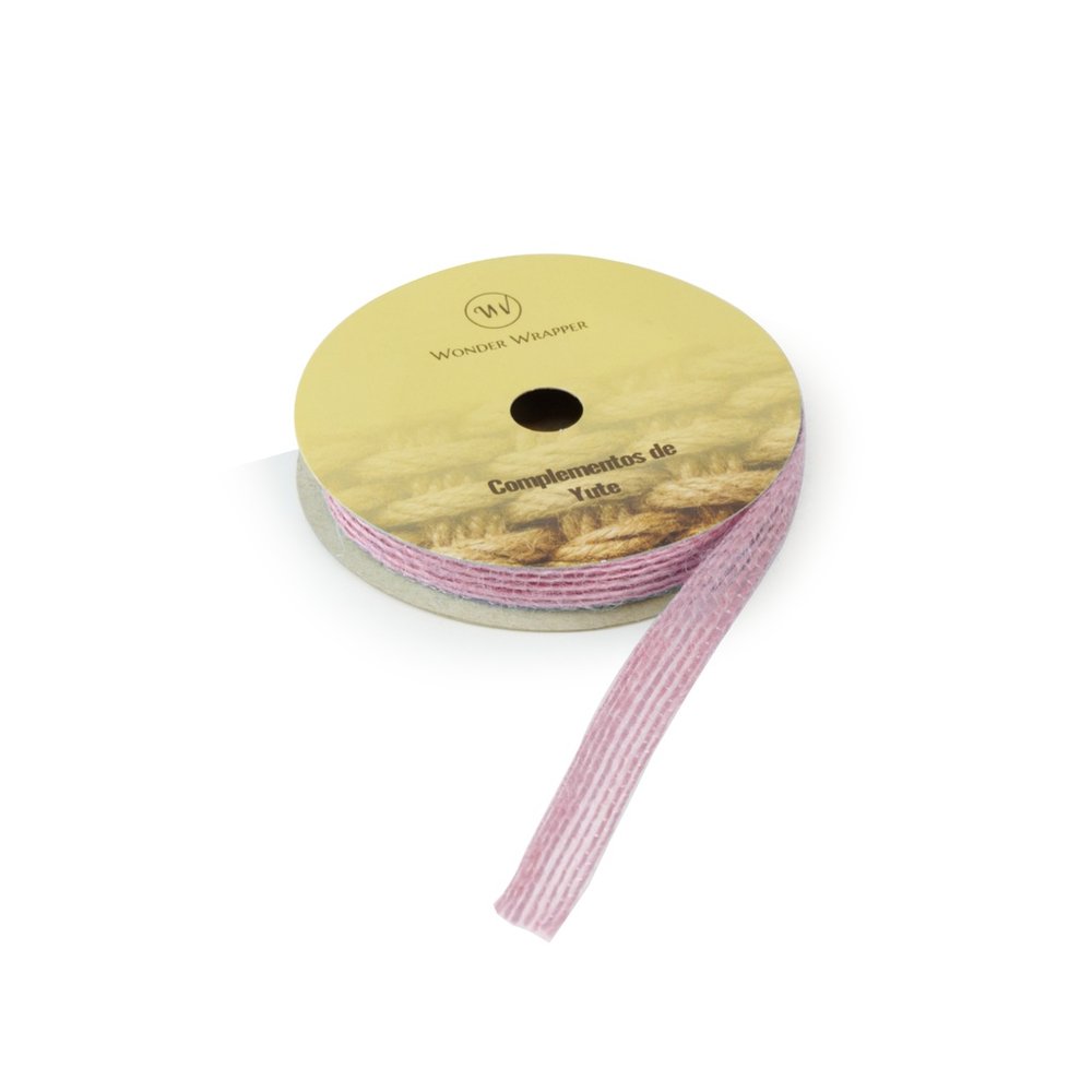 Cinta de Yute Rosa 10 mm Wonder Wrapper Pack 3 metros Imagen principal del producto