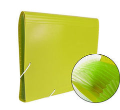 CARPETA CLASIFICADORA FUELLE A4 13DPTO VERDE OSCURO | 1 UNIDADES | (PRYSE, S,A,)