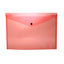 Sobre portadocumentos PP A4 con broche rojo PRYSE