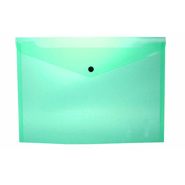 Sobre Portadocumentos PP A4 con Broche Verde Oscuro PRYSE