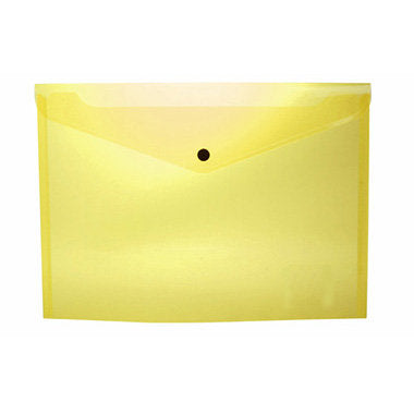 Sobre portadocumentos PP A4 con broche amarillo PRYSE