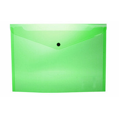 Sobre Portadocumentos PP A4 con Broche Verde Claro PRYSE
