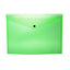 Sobre Portadocumentos PP A4 con Broche Verde Claro PRYSE