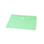 Sobre portadocumentos PP A4 con broche verde pastel PRYSE