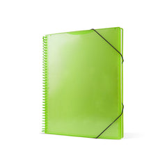 CARPETA ESPIRAL 30 FUNDAS A4 VERDE CON BOLSILLO | 1 UNIDADES | (PRYSE, S,A,)