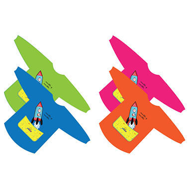 Pack 4 batas manualidades 53x41 cm M&m in the Space Pryse