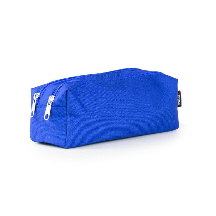 PORTATODO DOBLE CUADRADO 2 CREMALLERAS 22,5X7,5 X 8CM AZUL | PRYSE, S,A,