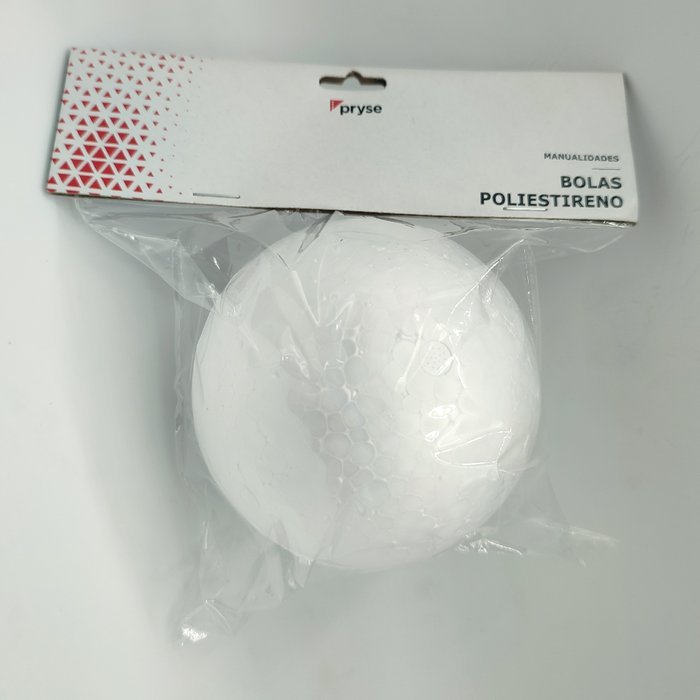 BOLSA 1 BOLA POLIESTIRENO 100MM ø | 1 UNIDADES | (PRYSE, S,A,) Imagen principal del producto