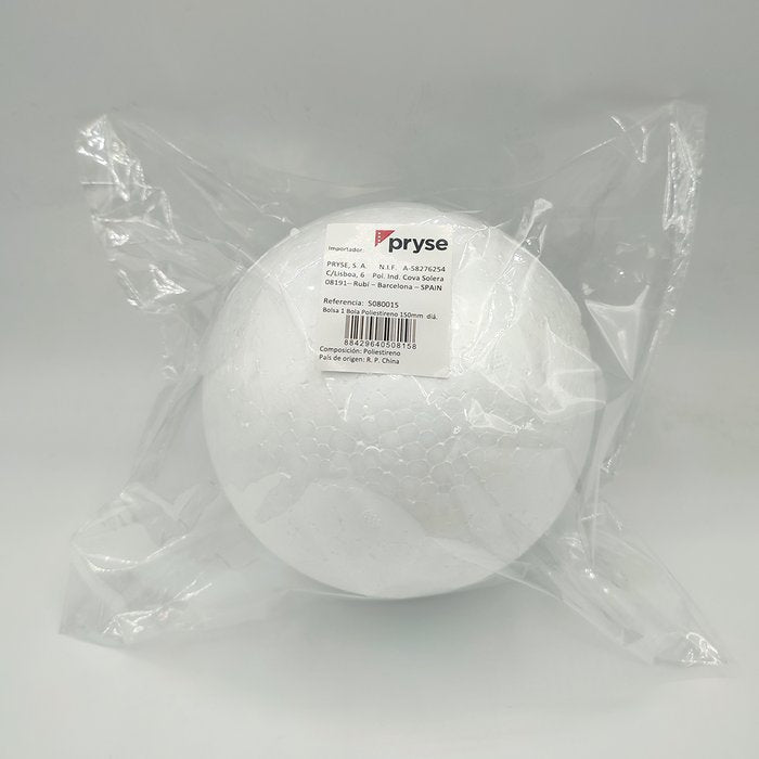 BOLSA 1 BOLA POLIESTIRENO 200MM ø | 1 UNIDADES | (PRYSE, S,A,) Imagen principal del producto
