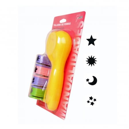 TALADRO MANUALIDADES 1,91CM 4 FORMAS SURTIDAS 5099003 | 1 UNIDADES | (PRYSE, S,A,)