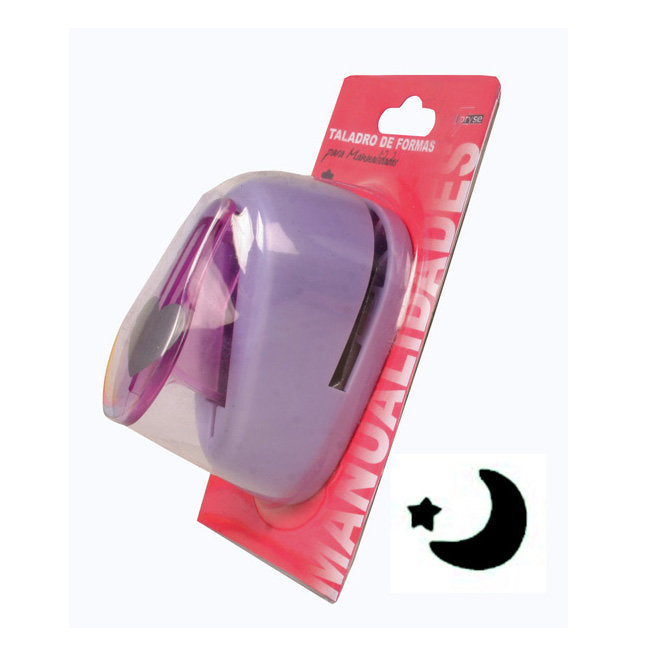 TALADRO MANUALIDADES 2,5CM LUNA | 1 UNIDADES | (PRYSE, S,A,) Imagen principal del producto