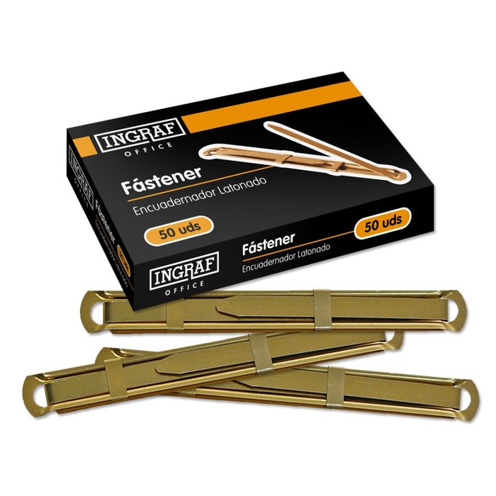 Fastener Bismark Latonado C/50 Office - Carpeta de archivo metálica Imagen principal del producto
