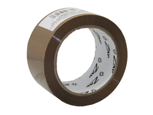 CINTA ADHESIVA ZAP 66X50MM MARRON | 6 UNIDADES | (POESSA)