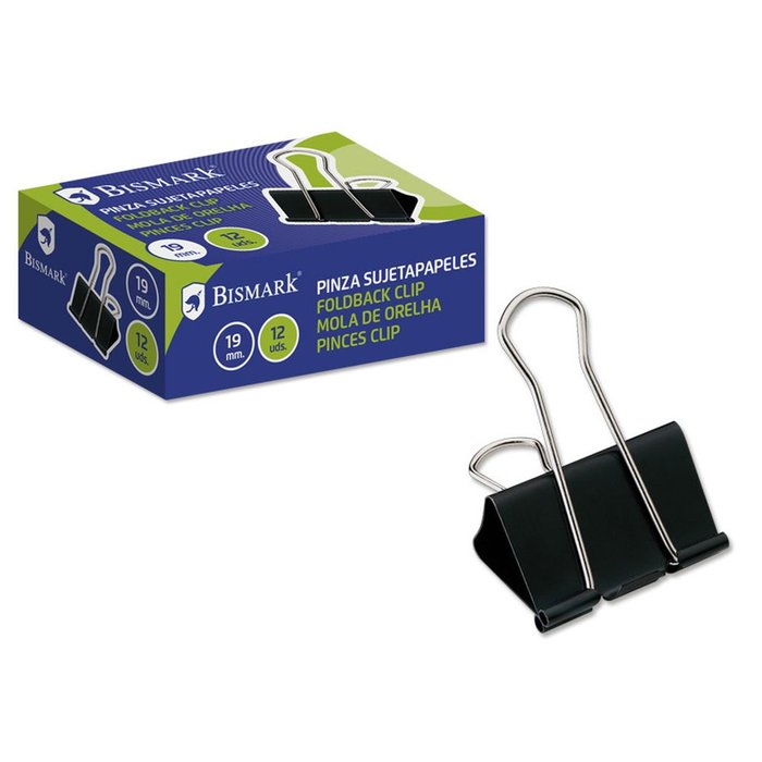 Pinza Sujetapapeles 19 mm Pala Abatible POESSA BISMARK BASICO Imagen principal del producto