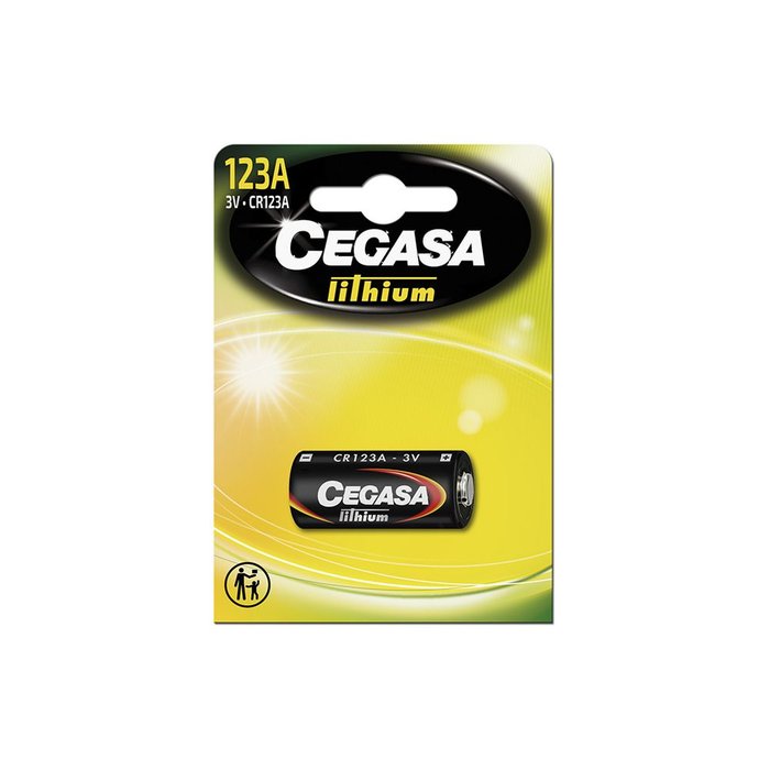 Blister Pila Cegasa Litio Cr123a 3V Ft Bl Imagen principal del producto