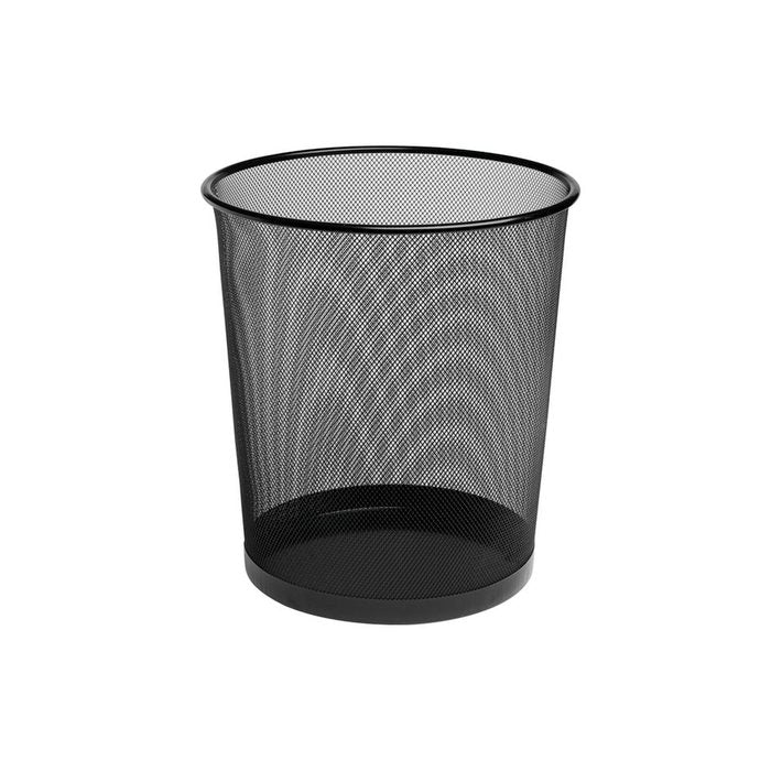Papelera Metalica de Rejilla 21x27,5 12 Litros Negro