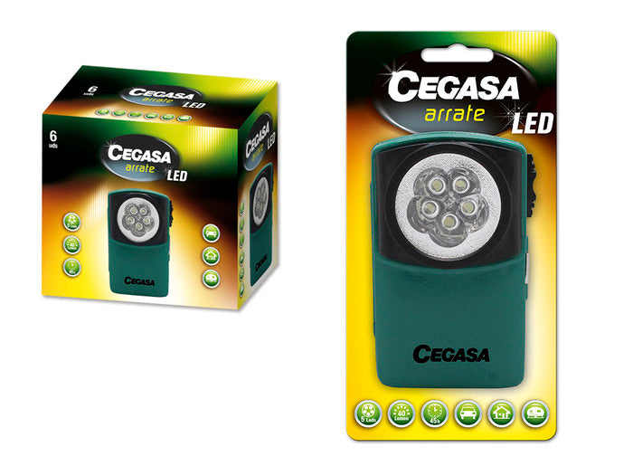 Blister Linterna Cegasa Arrate 5 Leds