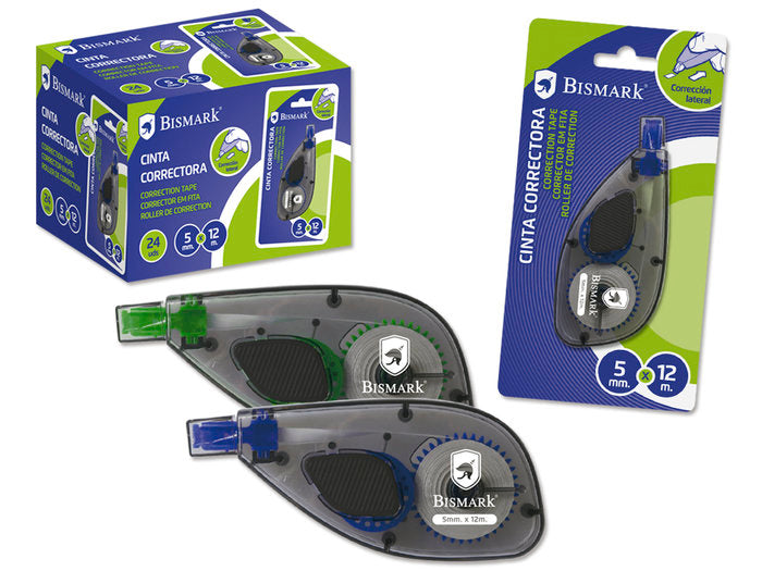 CORRECTOR CINTA BISMARK LATERAL 12M BLISTER | 24 UNIDADES | (POESSA BISMARK BASICO)