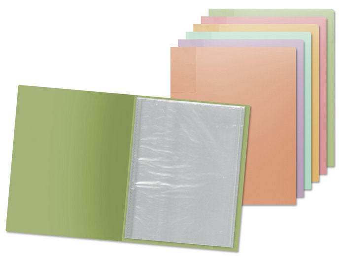 CARPETA 20 FUNDAS A4 PP PASTEL | 24 UNIDADES | (YES)