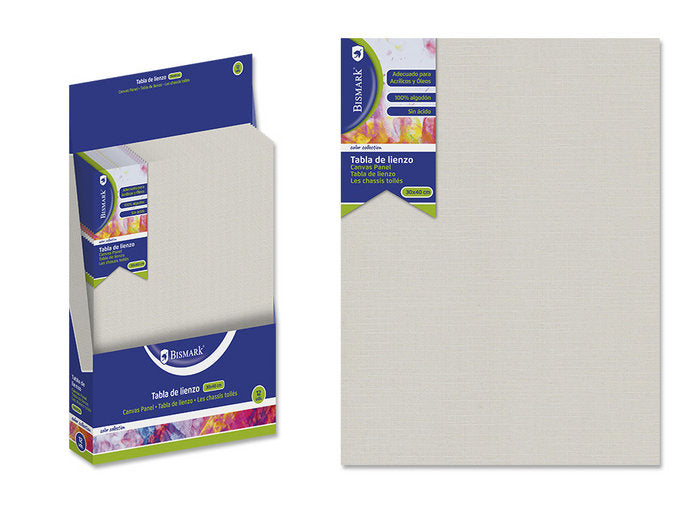 TABLA ENTELADA CANVAS PLANO 30X40CM | 12 UNIDADES | (POESSA BISMARK REGALO) Imagen principal del producto