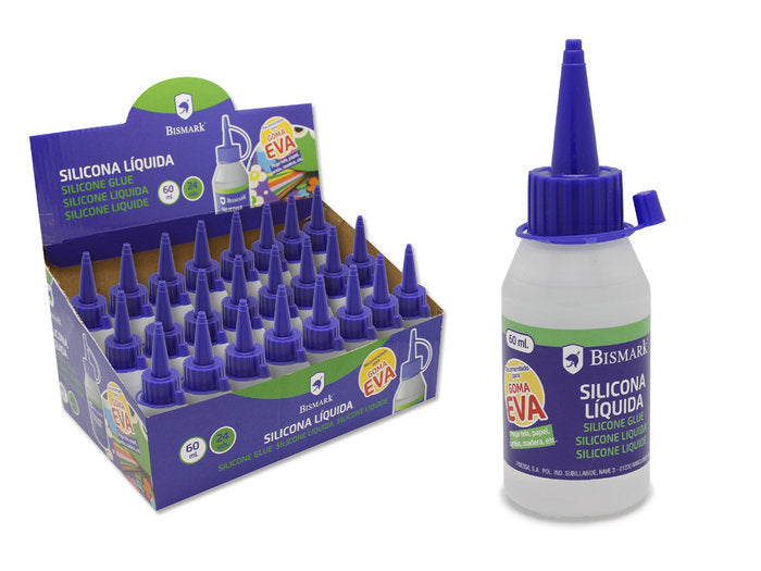 SILICONA LIQUIDA BOTELLA 60 ML | 24 UNIDADES | (POESSA BISMARK BASICO) Imagen principal del producto
