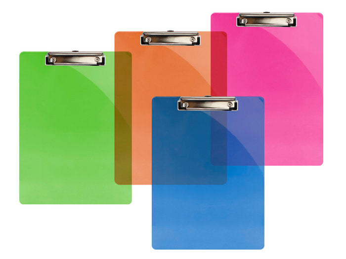 CARPETA PLASTICO PINZA BISMARK | 4 UNIDADES | (POESSA BISMARK BASICO)