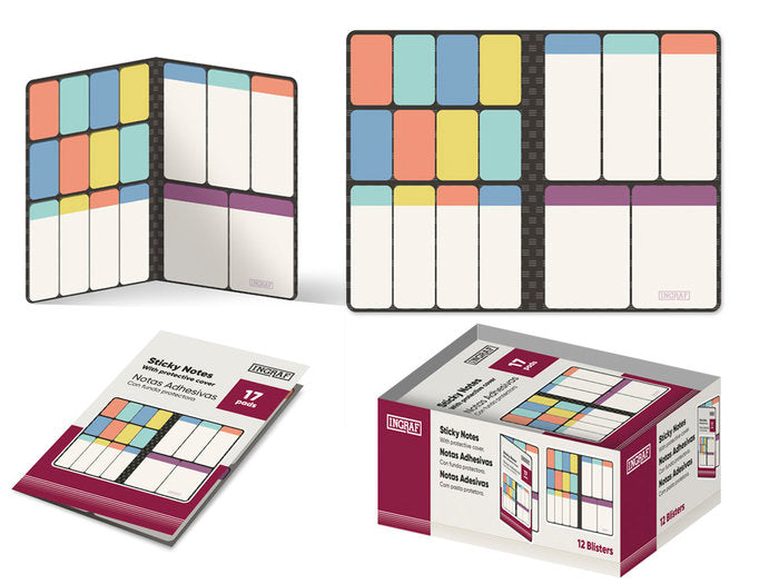 Libro Indices Adhesivos 17 Modelos de 20 Hojas Surtido