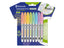 Rotulador Permanente Textil Colores Pastel 8U | Poessa Bismark Basico | Pack 16 Unidades