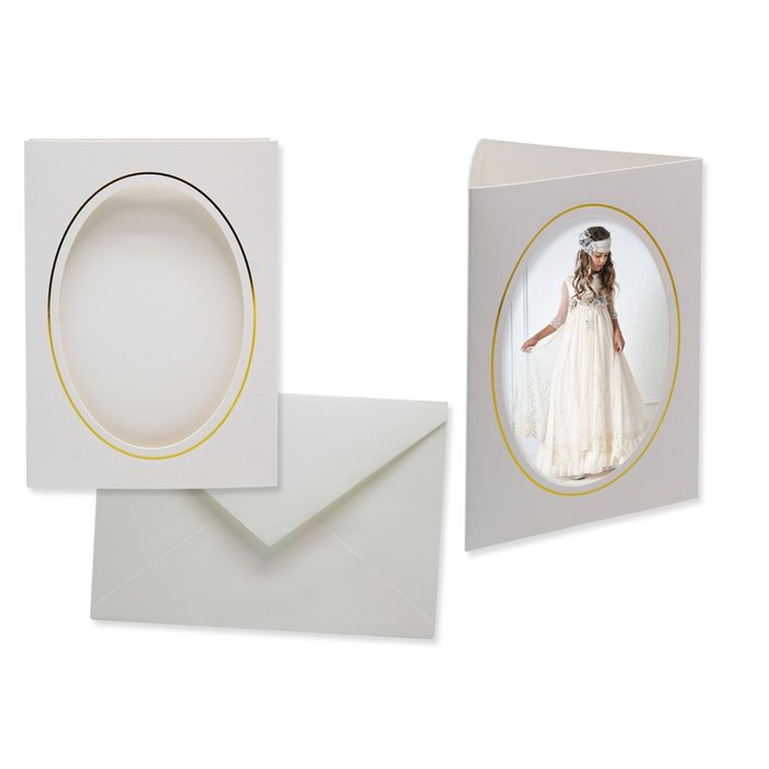 TARJETAS MARCO FOTOS 4U MI PRIMERA COMUNION | POESSA BISMARK REGALO | ENVASE 24 UDS. UNIDAD | 18430173303438
