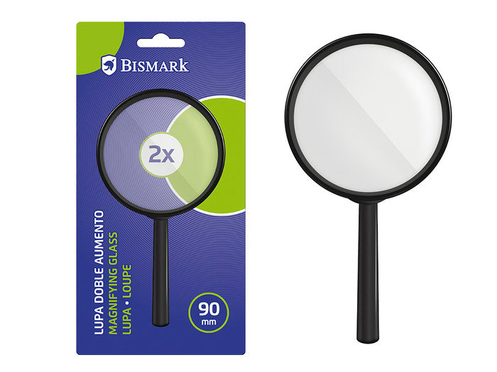 Lupa doble aumento diámetro 90 mm POESSA BISMARK Básico