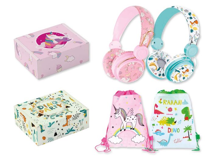 Auriculares infantiles con mochila y caja surtidos UMAY Imagen principal del producto