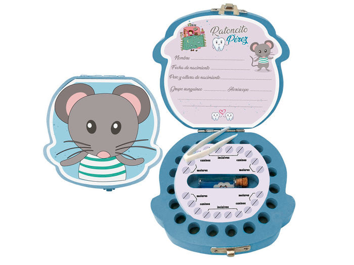 CAJA GRANDE GUARDA DIENTES RATONCITO PEREZ SURTIDOS | POESSA BISMARK BASICO | 1 UNIDAD | 8430173314376