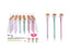 Exp 24 Boligrafo Arcoiris con Luz Marca Poessa