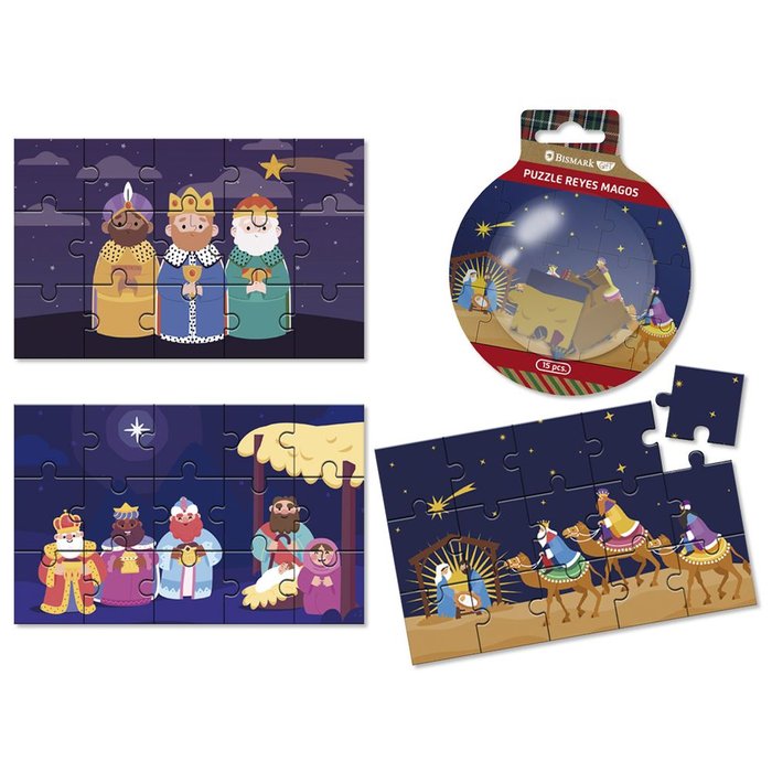 PUZZLE REYES MAGOS SURTIDOS | BISMARK NAVIDAD | 1 UNIDAD | 8430173318183 Imagen principal del producto