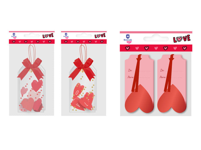 Etiquetas colgantes Love Blister 4U POESSA BISMARK Regalo