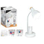 Lampara Sobremesa Enchufable Flexible Blanco POESSA