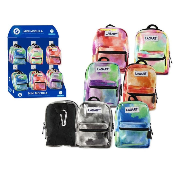 MINI MOCHILA CON MOSQUETON RAINBOW | LAGART Imagen principal del producto
